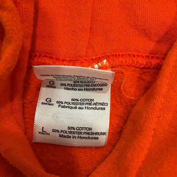 Youth NFL Orange Chicago Bears Sweatshirt Hoodie - Picture 4 of 6